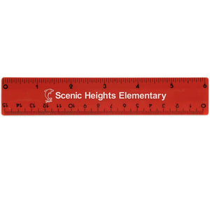 6″ Plastic Ruler - 1431