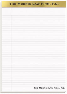 Legal Pads with Imprinted Sheets (8 1/4" x 11 3/4") - LPL8