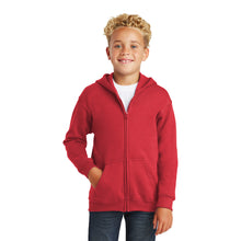 Load image into Gallery viewer, Full-Zip Hooded Sweatshirt - Youth 18600
