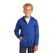 Load image into Gallery viewer, Full-Zip Hooded Sweatshirt - Youth 18600

