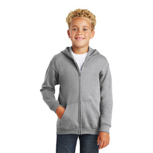 Load image into Gallery viewer, Full-Zip Hooded Sweatshirt - Youth 18600
