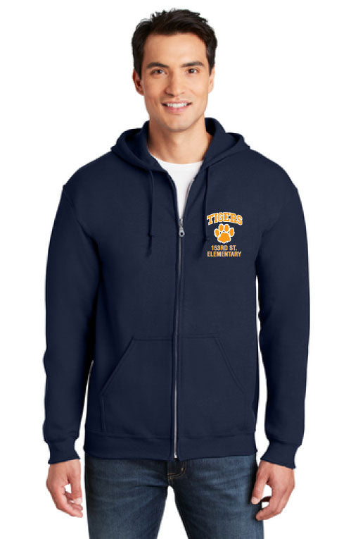 Full-Zip Hooded Sweatshirt - Adult 18600